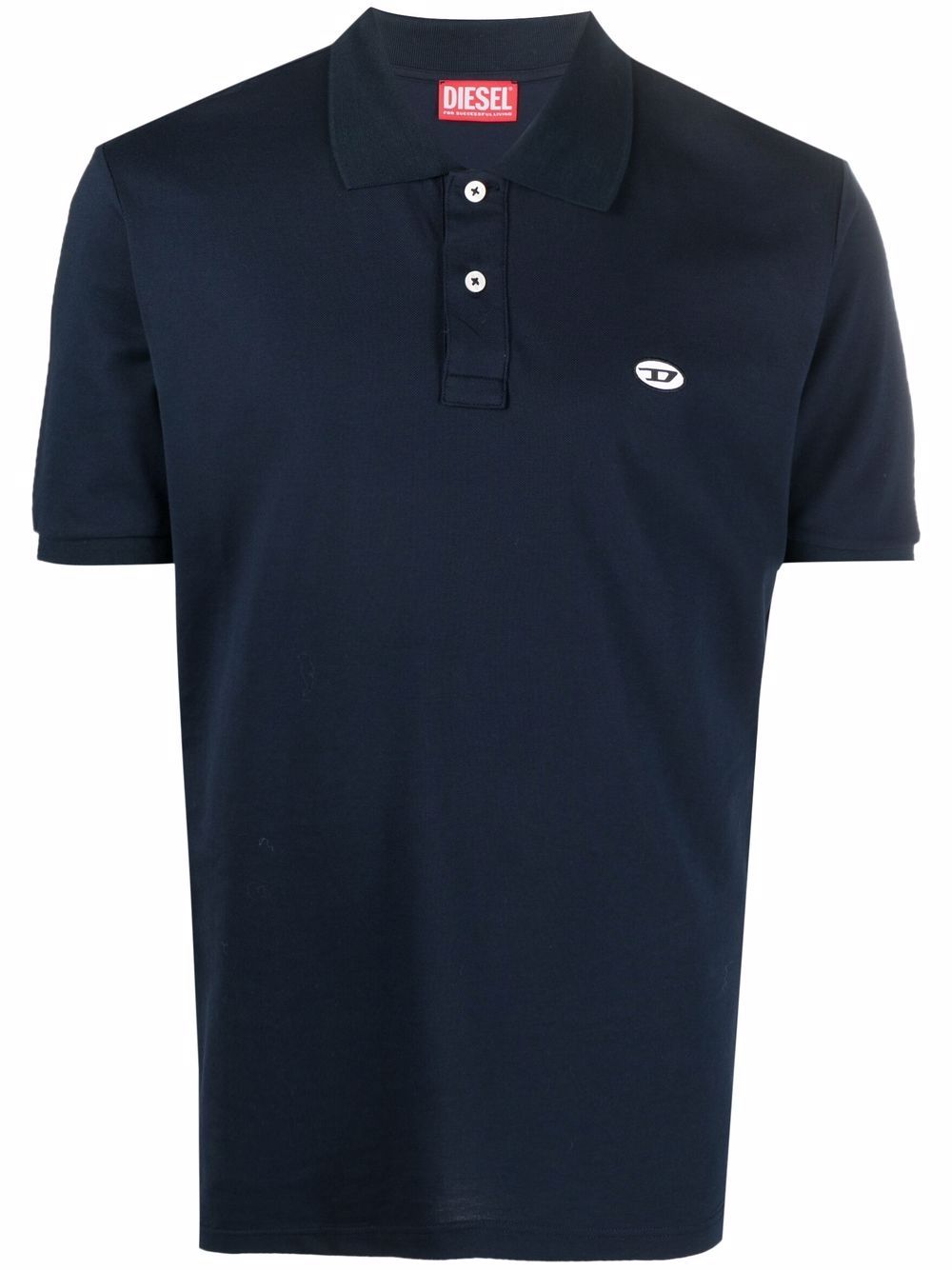 Diesel Embroidered-Logo Golfshirt