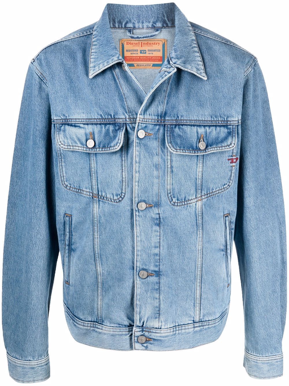 Diesel Button-Up Denim Jacket
