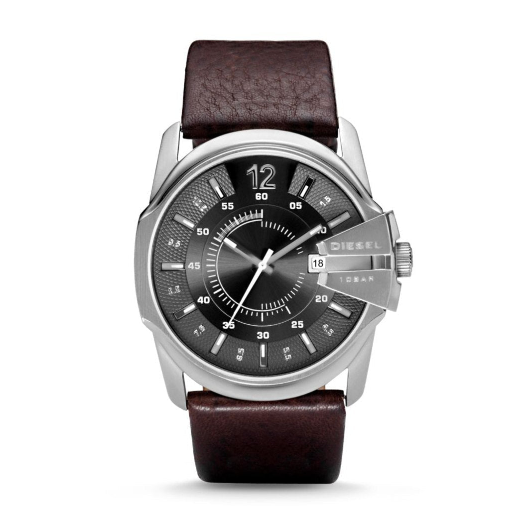 DIESEL GENUINE LEATHER BAND WATCH
