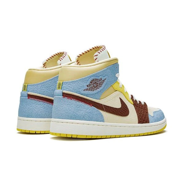 Air Jordan 1 Mid 'Fearless Maison Chateau Rogue'