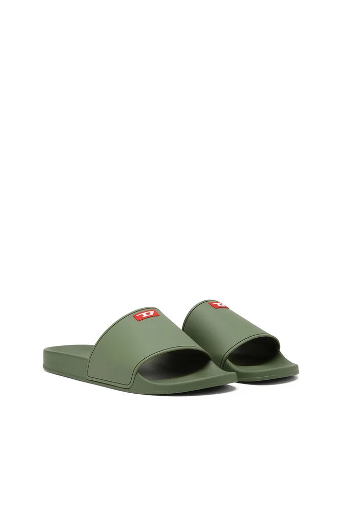 Diesel Sa-Swim-Rubber pool slides with D logo