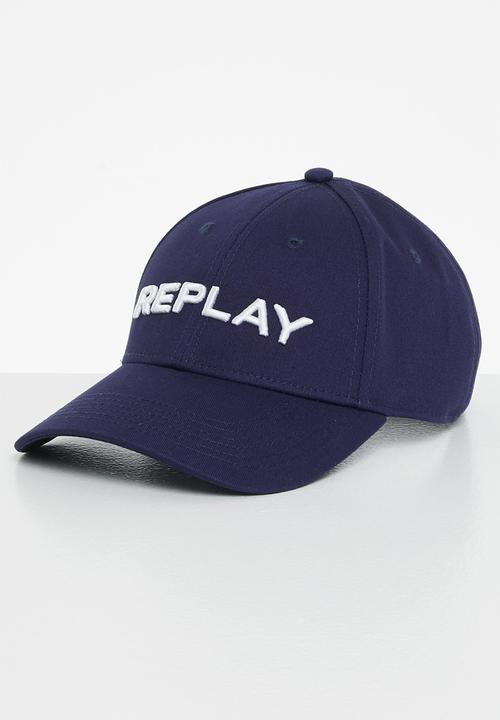 REPLAY EMBOSSED PEAK CAP